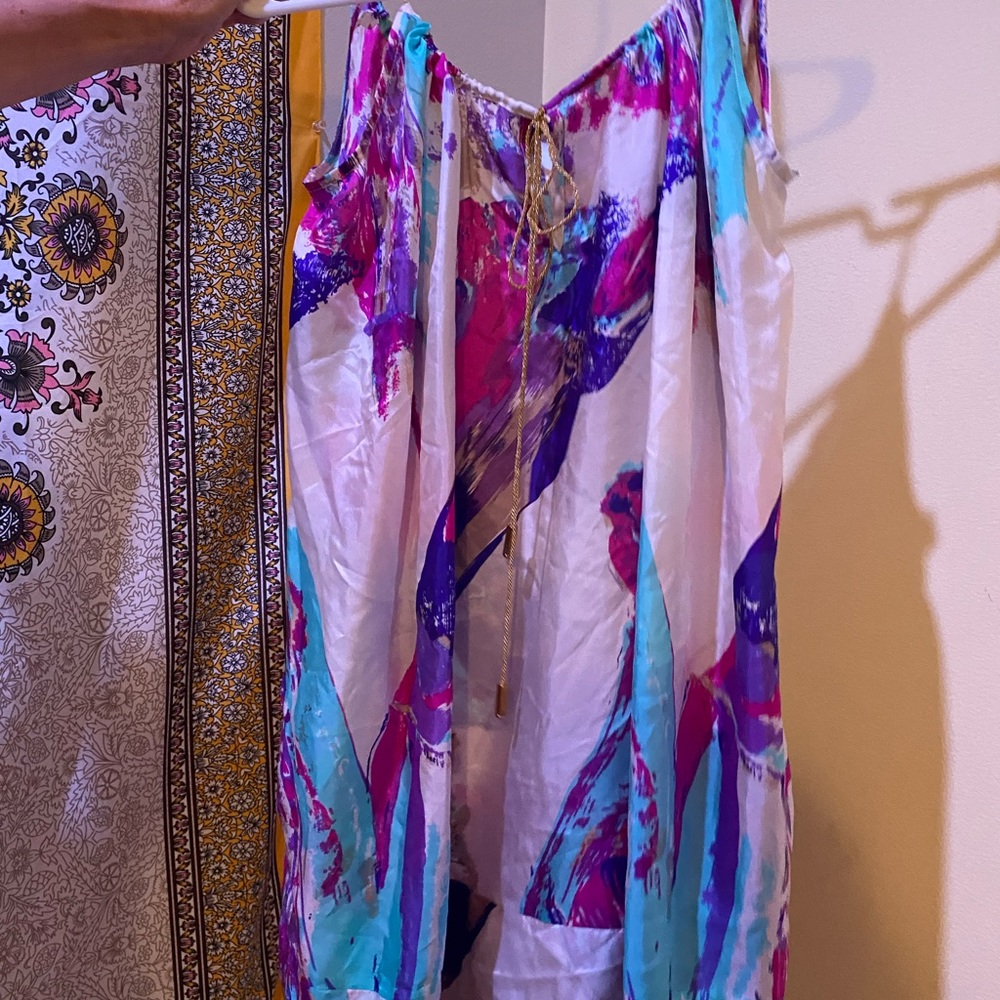 Colorful Abstract Women's Dress - Picture 5 of 14